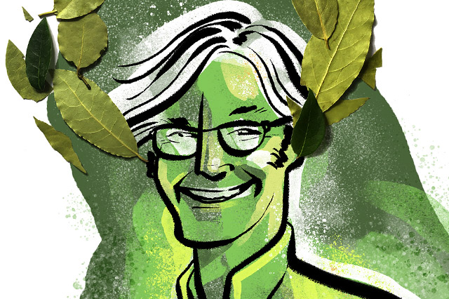 Editorial-Portrait eines grünen Oberbürgermeisters